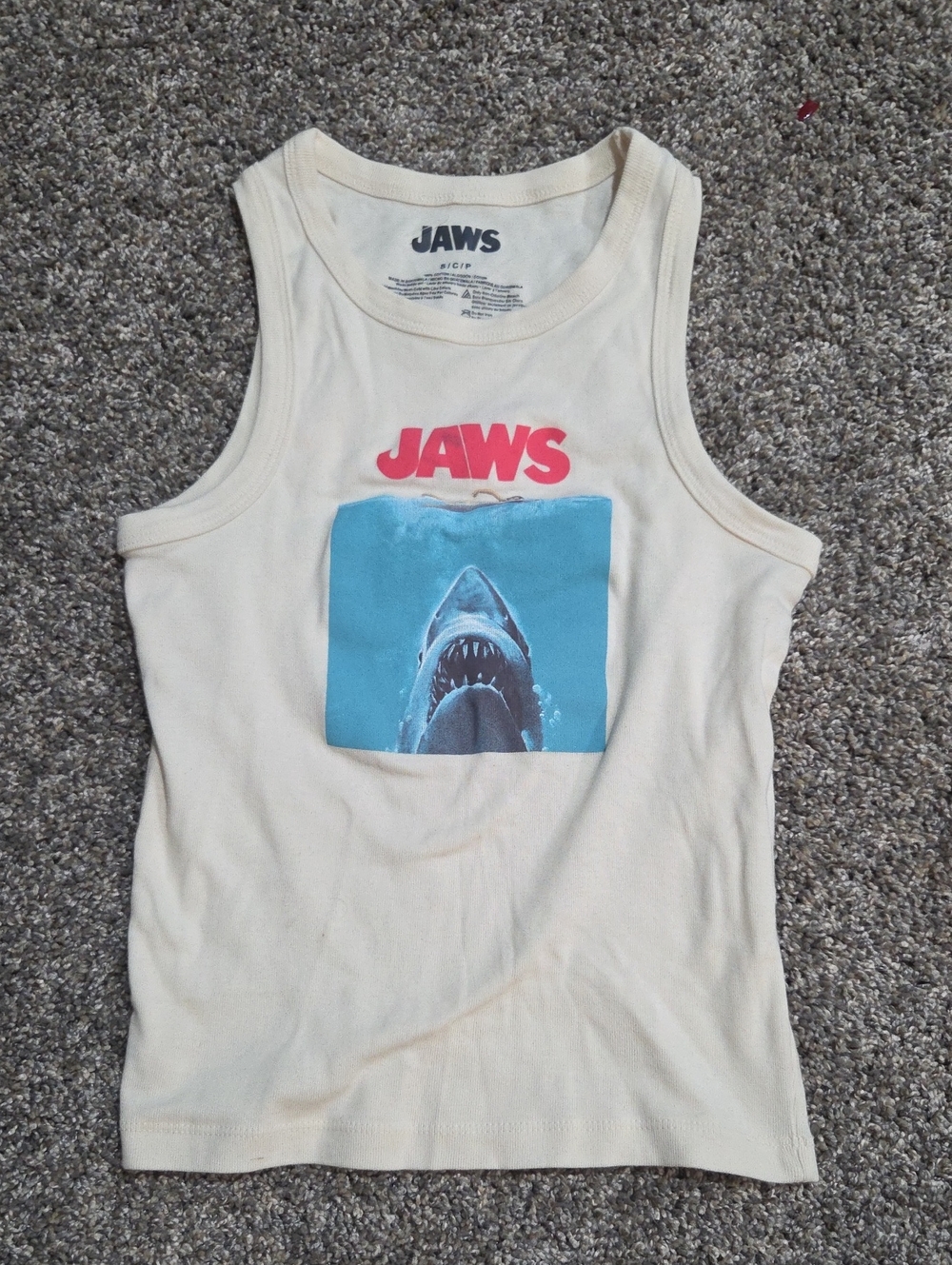 JAWS Graphic Tank Top - BNWOT